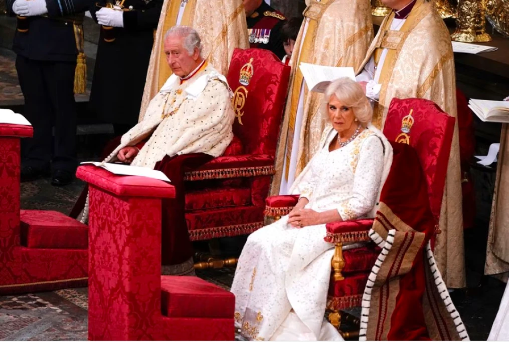 King Charles, Queen Camilla arrive at Westminster Abbey for coronation