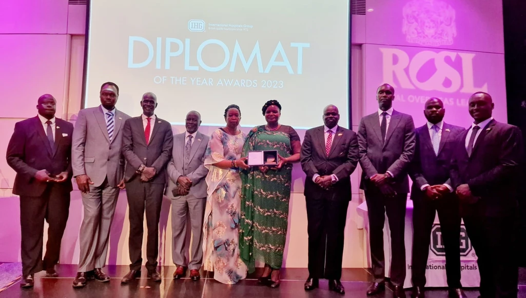 Diplomat dedicates award to S Sudan