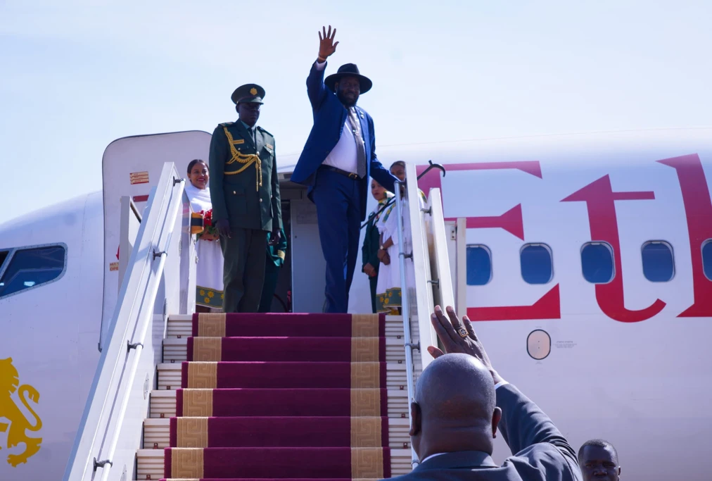 Kiir leaves for BRICS summit in Johannesburg