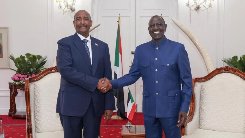 President Ruto, al-Burhan back Jeddah peace process on Sudan