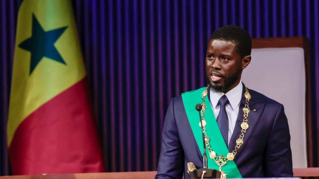 Faye sworn in as Senegal president, cites 'profound desire for change'