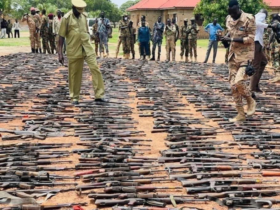 Warrap collects illegal arms to tackle communal conflicts