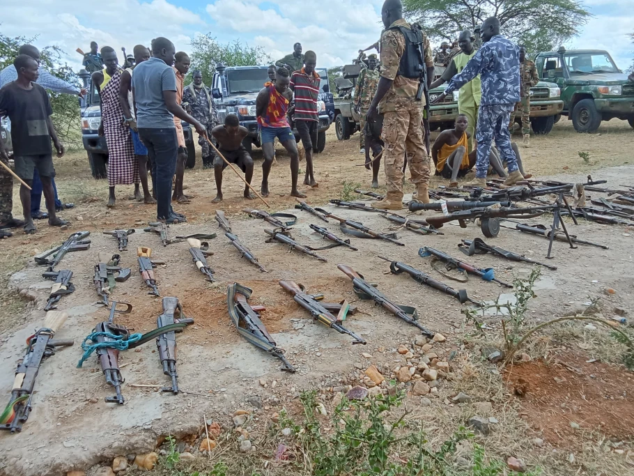 Police arrest 11 suspects, confiscate 34 guns in Kapoeta South