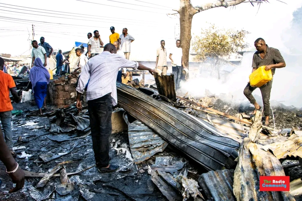 Konyo-konyo market fire causes widespread destruction, business owners suffer major losses