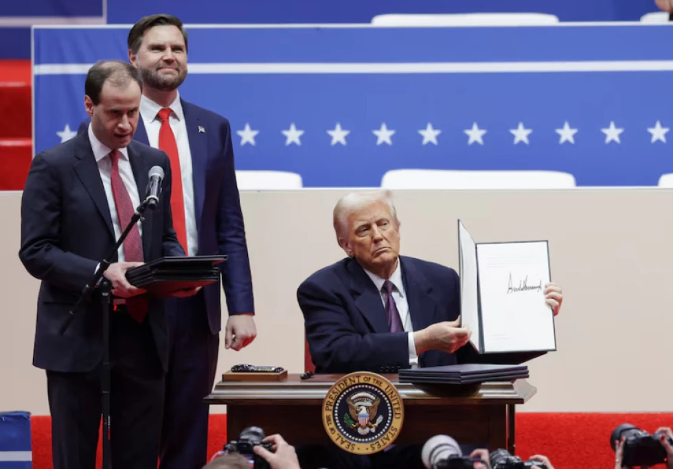 After taking office, Trump pardons 1,500 Jan. 6 defendants