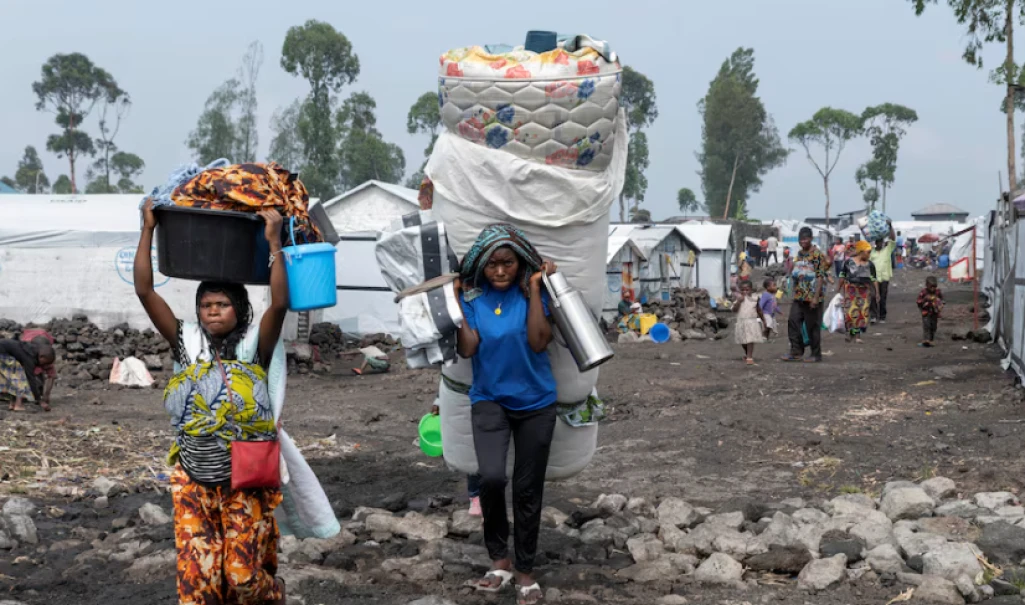 Thousands uprooted as Congo M23 rebels near Goma in major advance