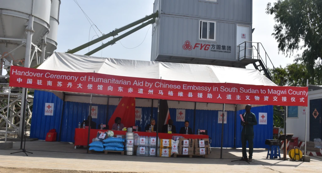 China donates aid to Magwi County