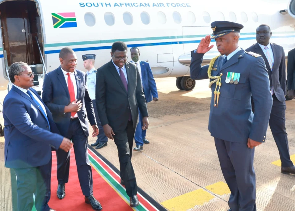 South Africa Deputy President in Juba for peace talks