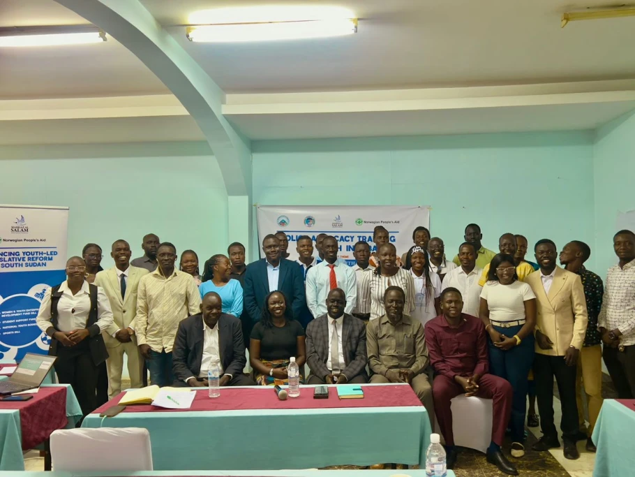 Over 40 youth leaders undergo policy, advocacy training in Juba