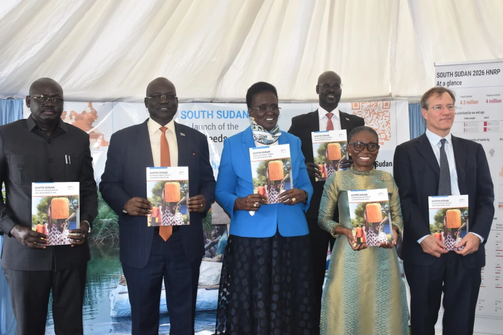 South Sudan launches 2026 humanitarian plan for 4.3 million people