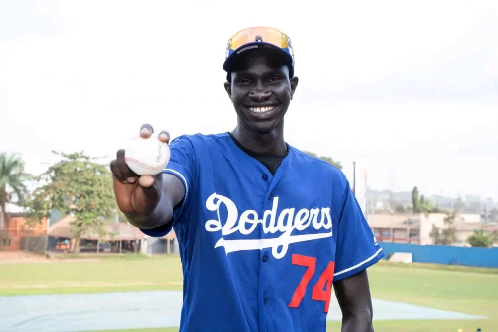 Deng becomes first South Sudanese to sign with LA Dodgers