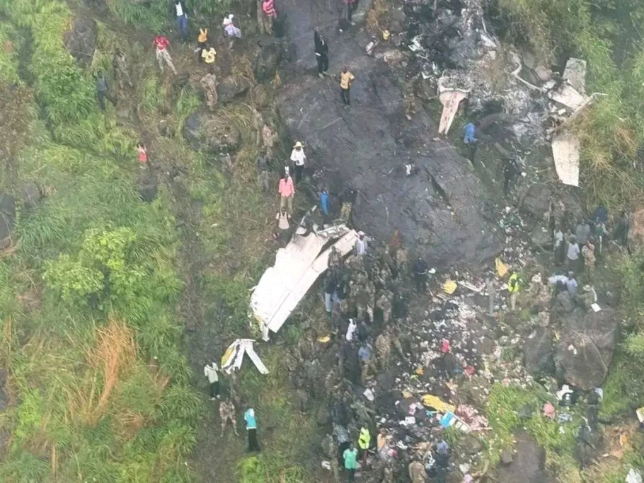Plane crash in Luri near Juba kills all 14 on board