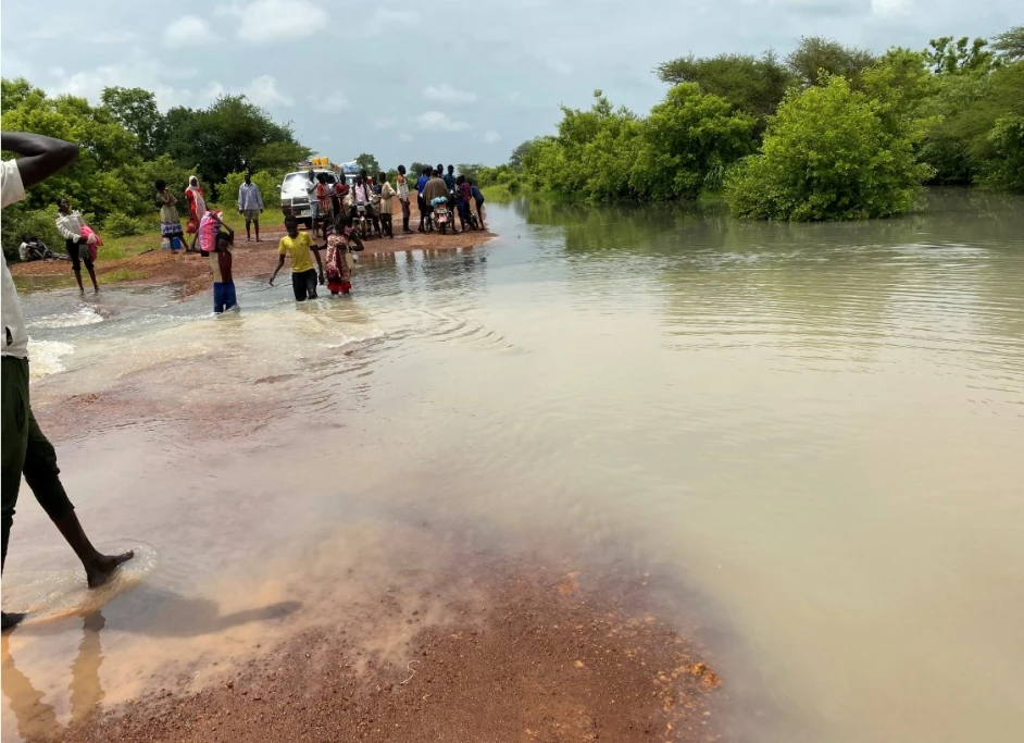 Learners forced out of schools by floods in Aweil South