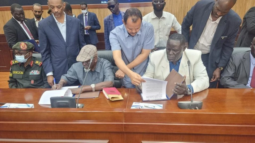 Government sign peace deal with SPLM-IO Kitgwang faction to end hostilities
