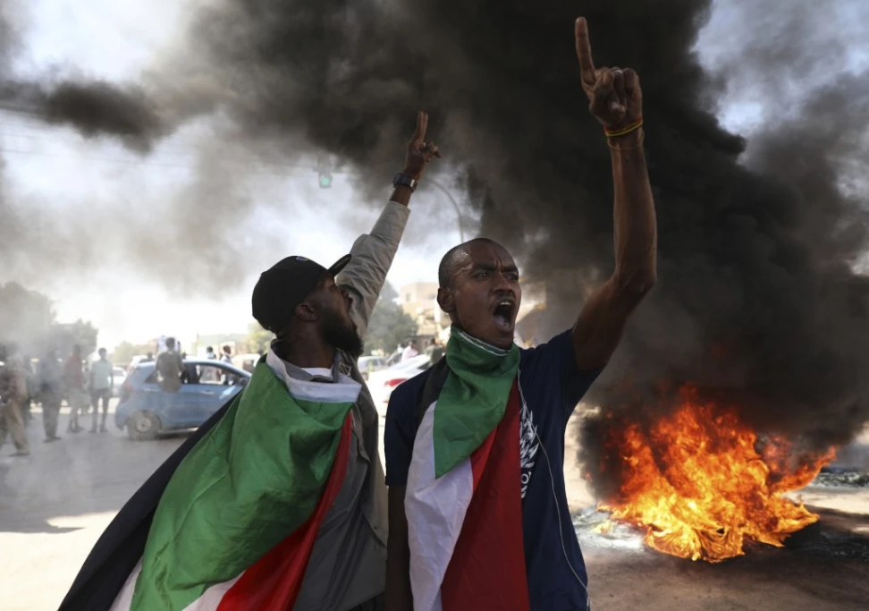 Sudanese protestor dies after being run over by a security truck