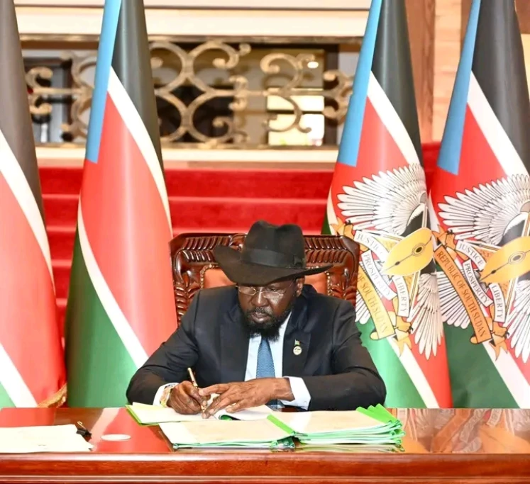 President Kiir signs four Bills into law