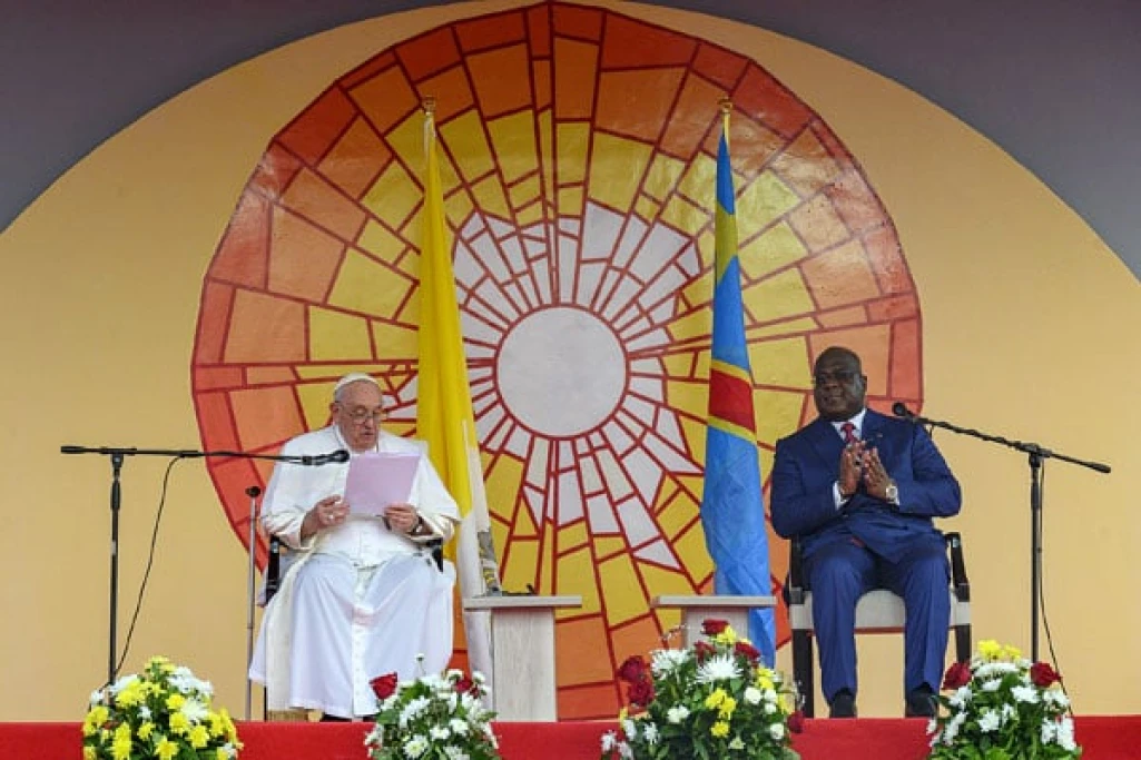 Pope denounces ‘economic colonialism’ on DR Congo visit