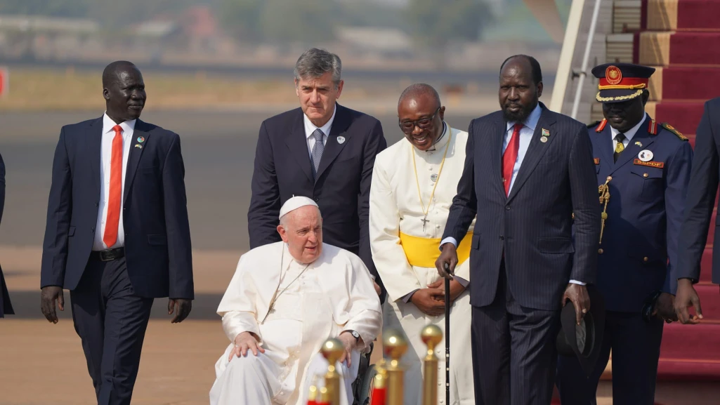 President Kiir hopes the pope’s visit will bring peace to South Sudan