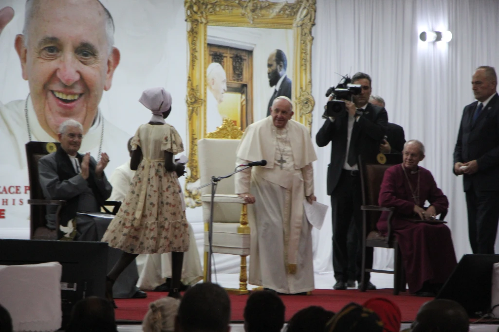 Pope tells IDPs in S. Sudan: ‘Keep your hope alive’